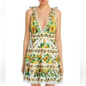 FARM RIO Papaya Salad Mini Dress